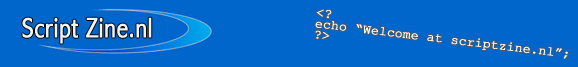 Script Zine, webmaster help in English and Dutch